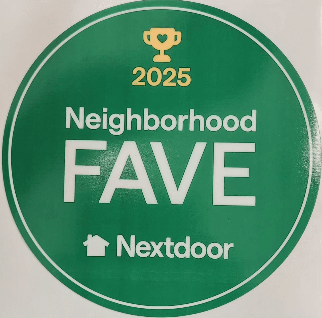 Nextdoor Neighborhood Fave 2025